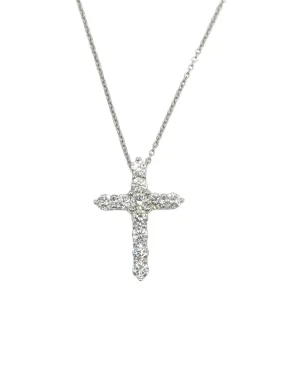 1 Carat Lab Grown Diamond Cross and Chain