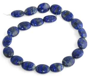 15x20MM Lapis Oval Gemstone Beads