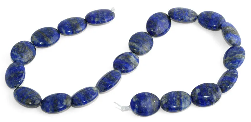 15x20MM Lapis Oval Gemstone Beads