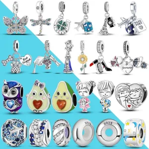 925 Sterling Silver Dangle Charms