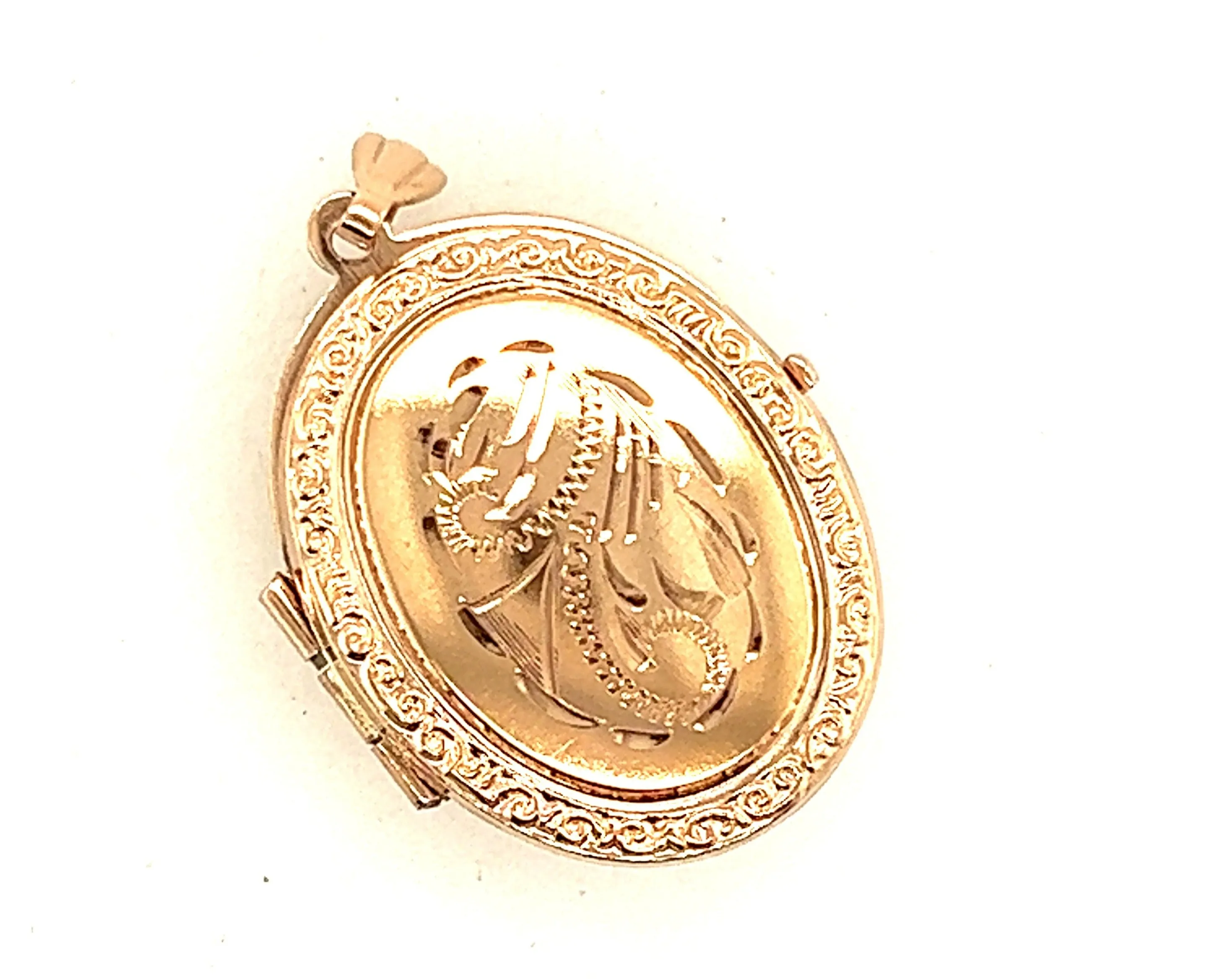 9ct Yellow Gold Photo Locket Pendant