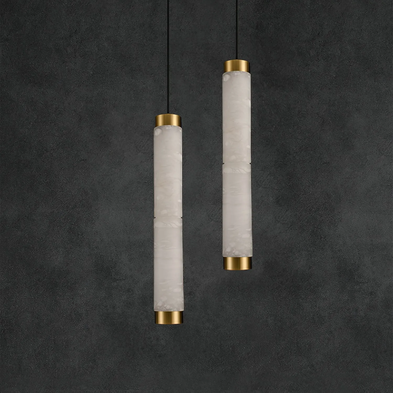 Alabaster Tubes Pendant Lamp