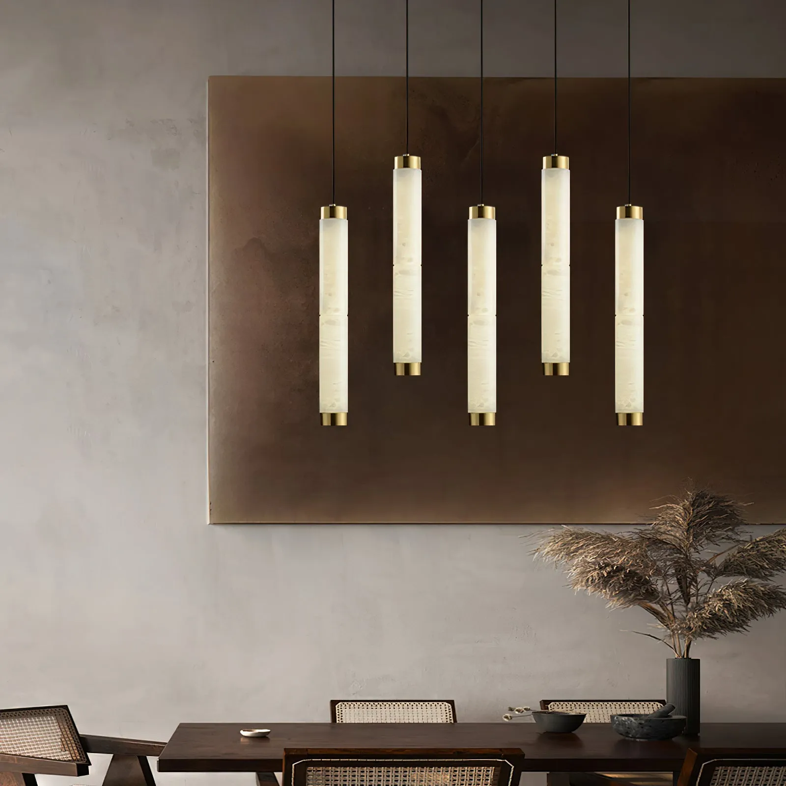 Alabaster Tubes Pendant Lamp