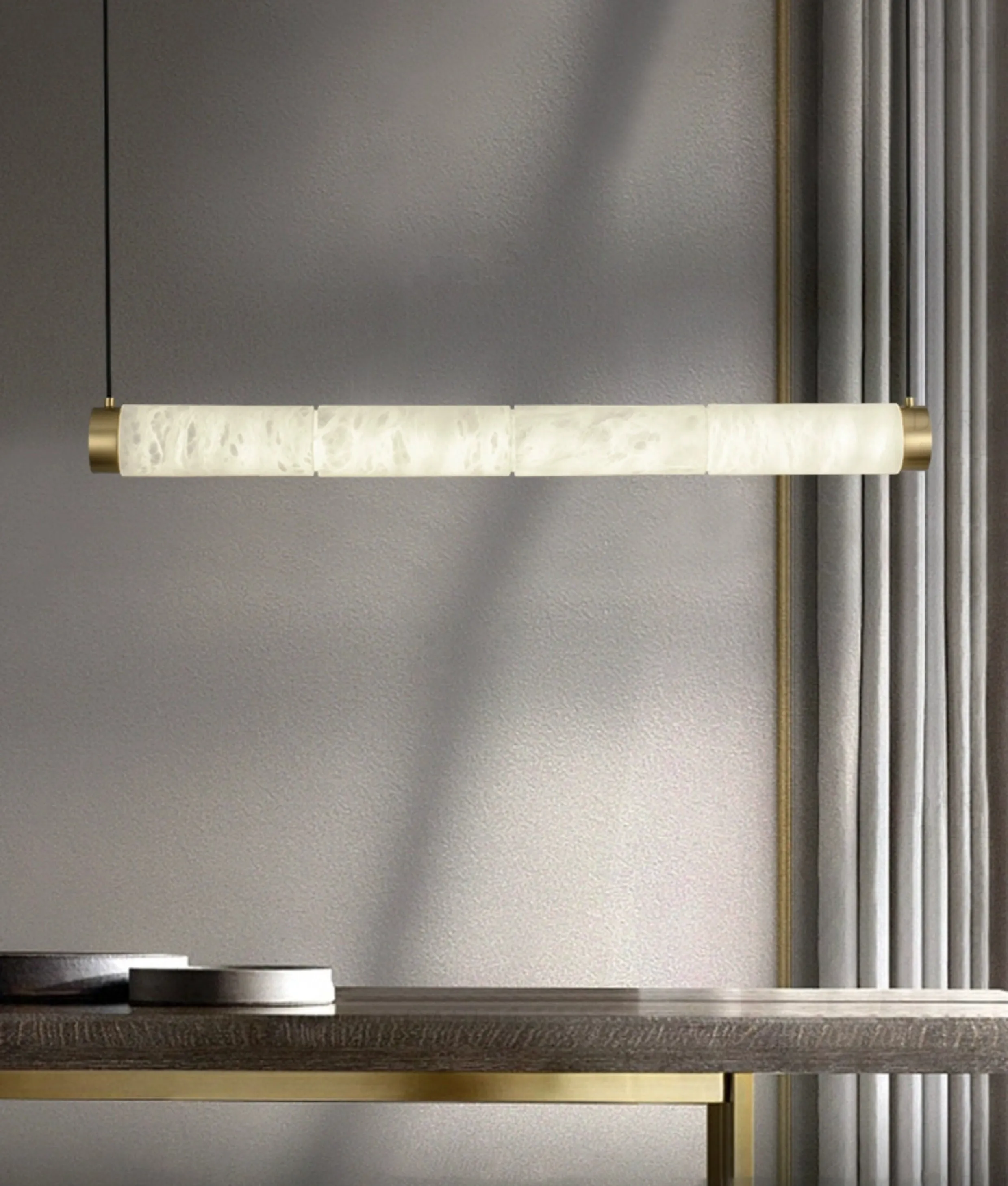 Alabaster Tubes Pendant Lamp