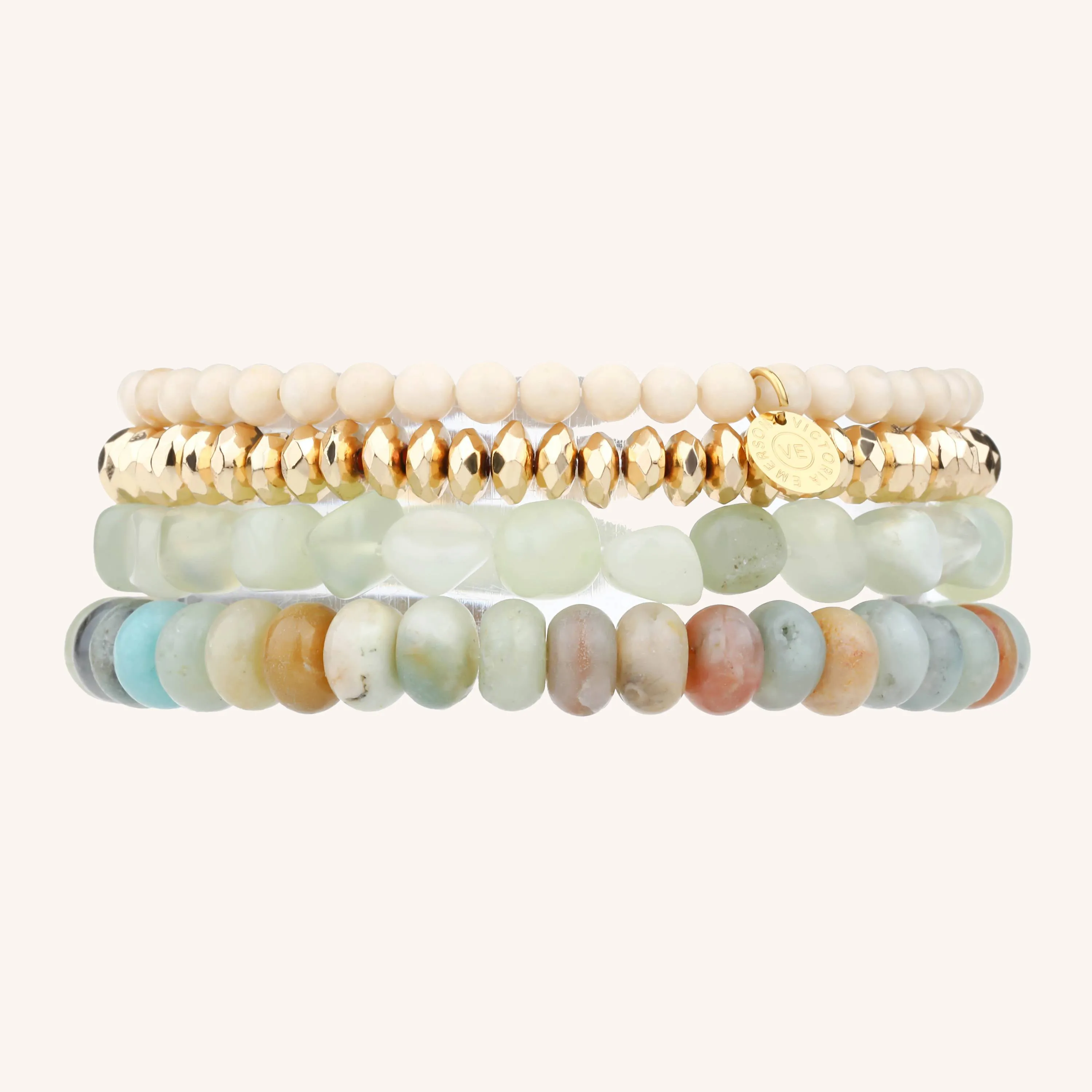 Amazonite Stacking Bracelet Set