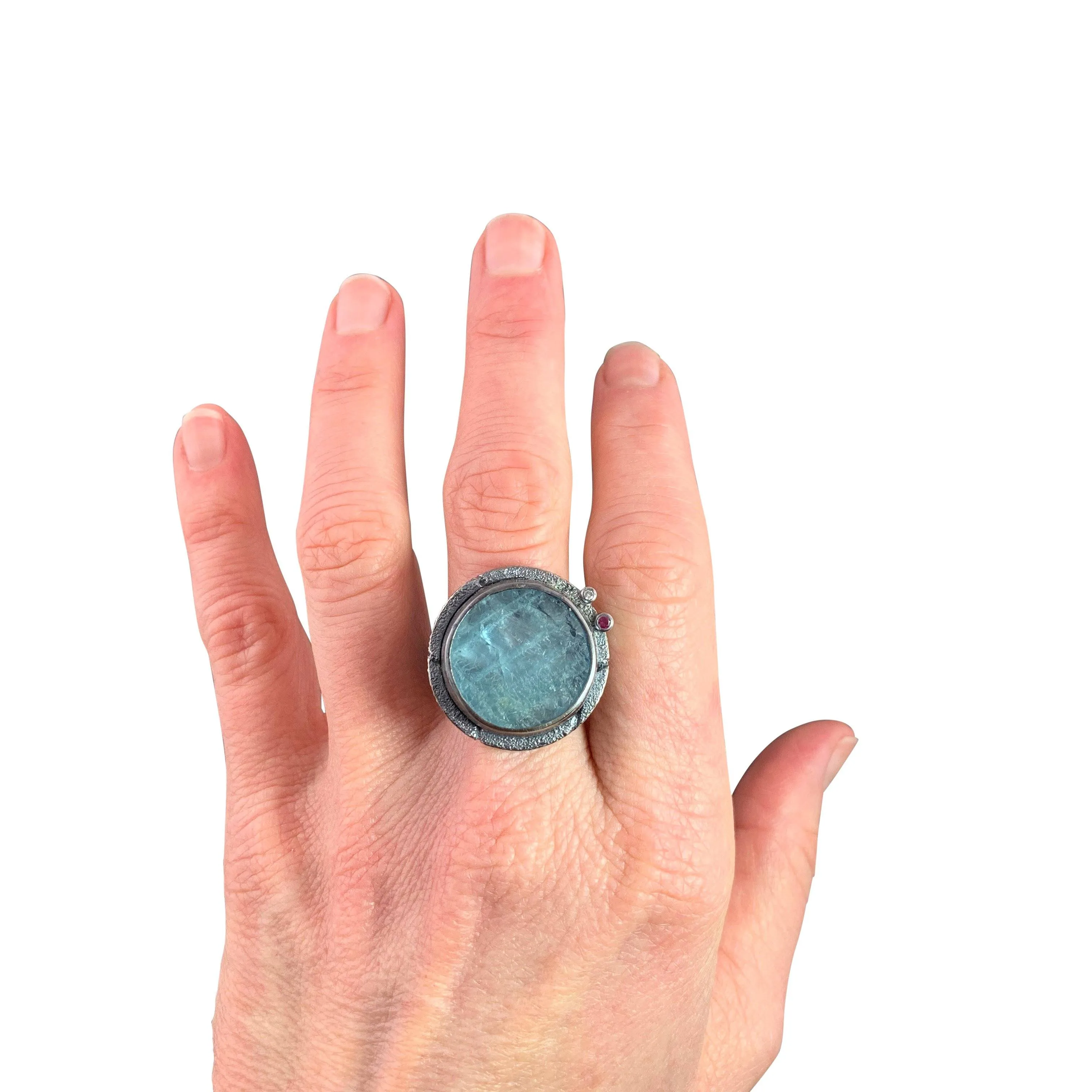 Aqua Orbit Ring