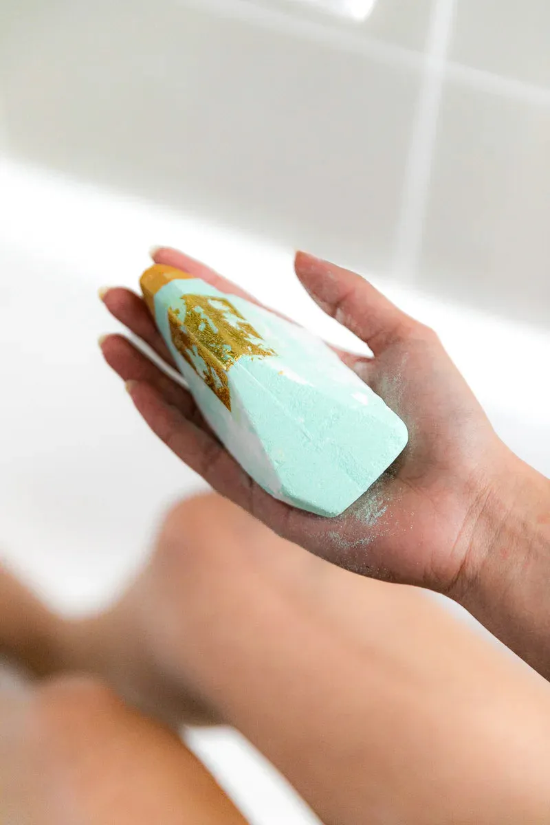 Aquamarine Bath Bomb - Lemongrass