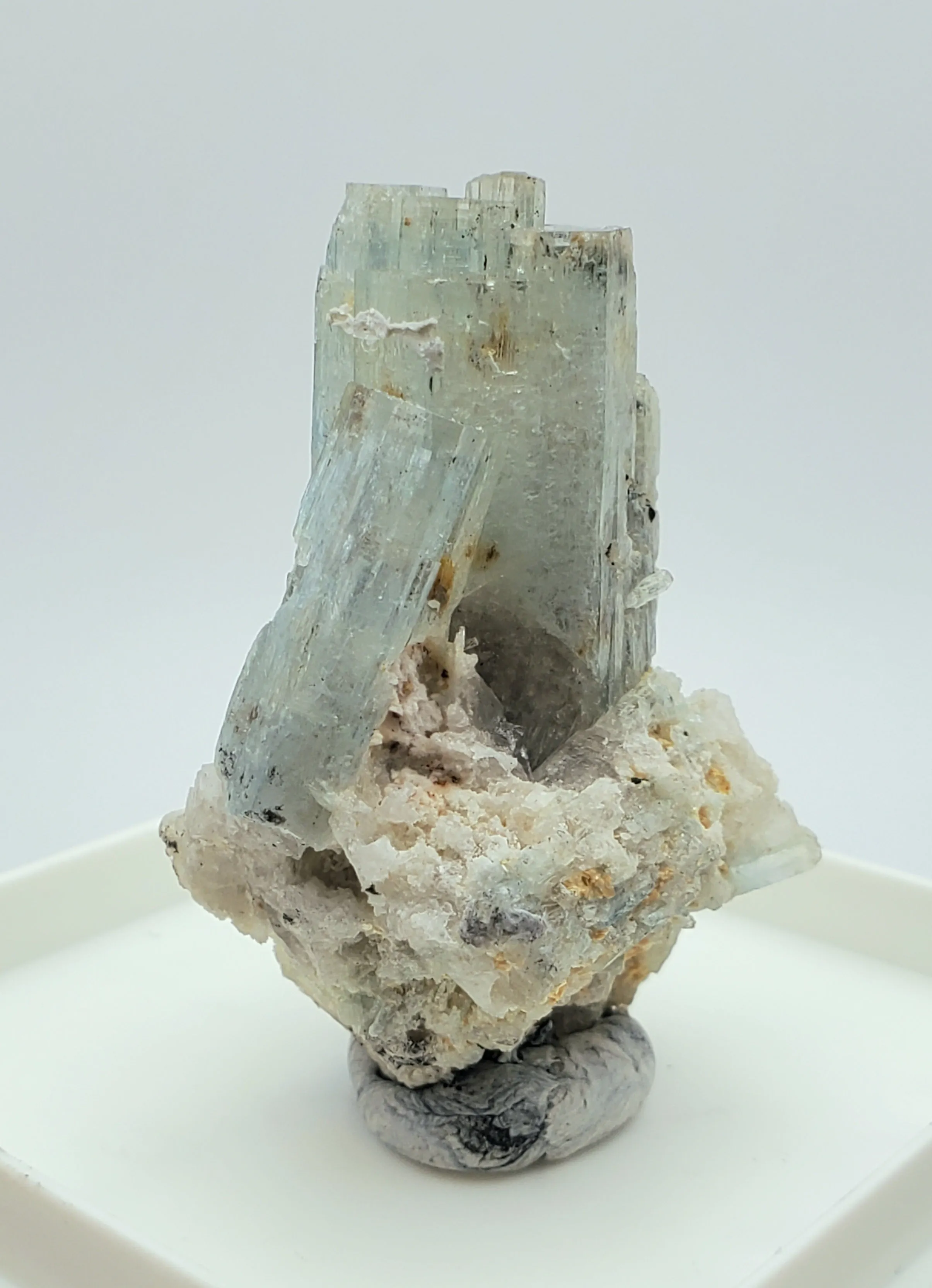 Aquamarine Crystal Cluster Mineral Specimen - Namibia