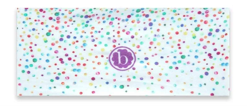 Baby Bling Birthday '19 Trimmed Printed Knot Headband