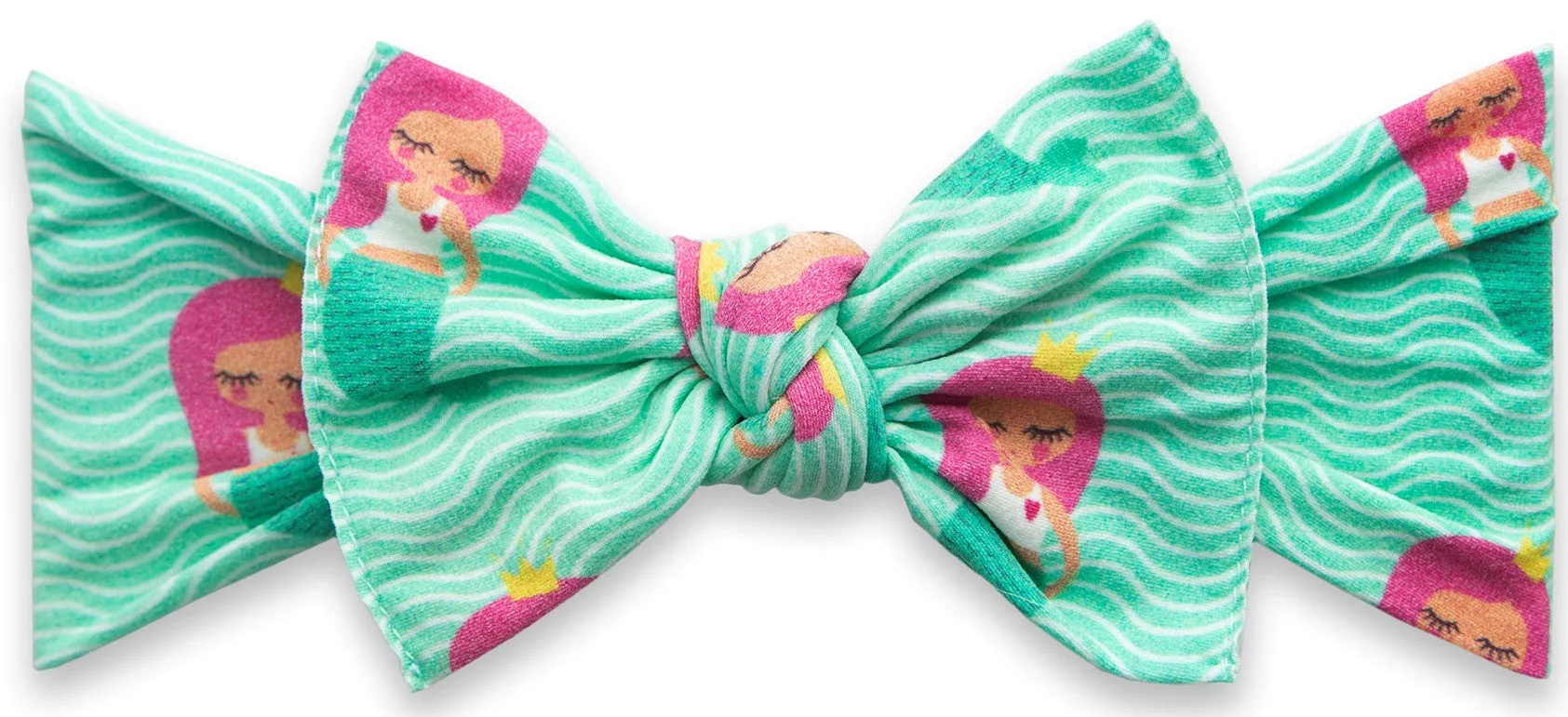 Baby Bling Mermaid Printed Knot Headband