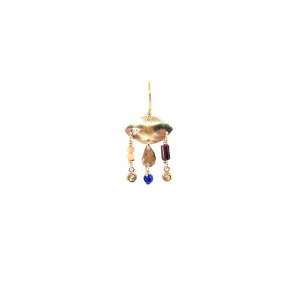 Bia 14K Goldfilled Earring w. Lapis Mix