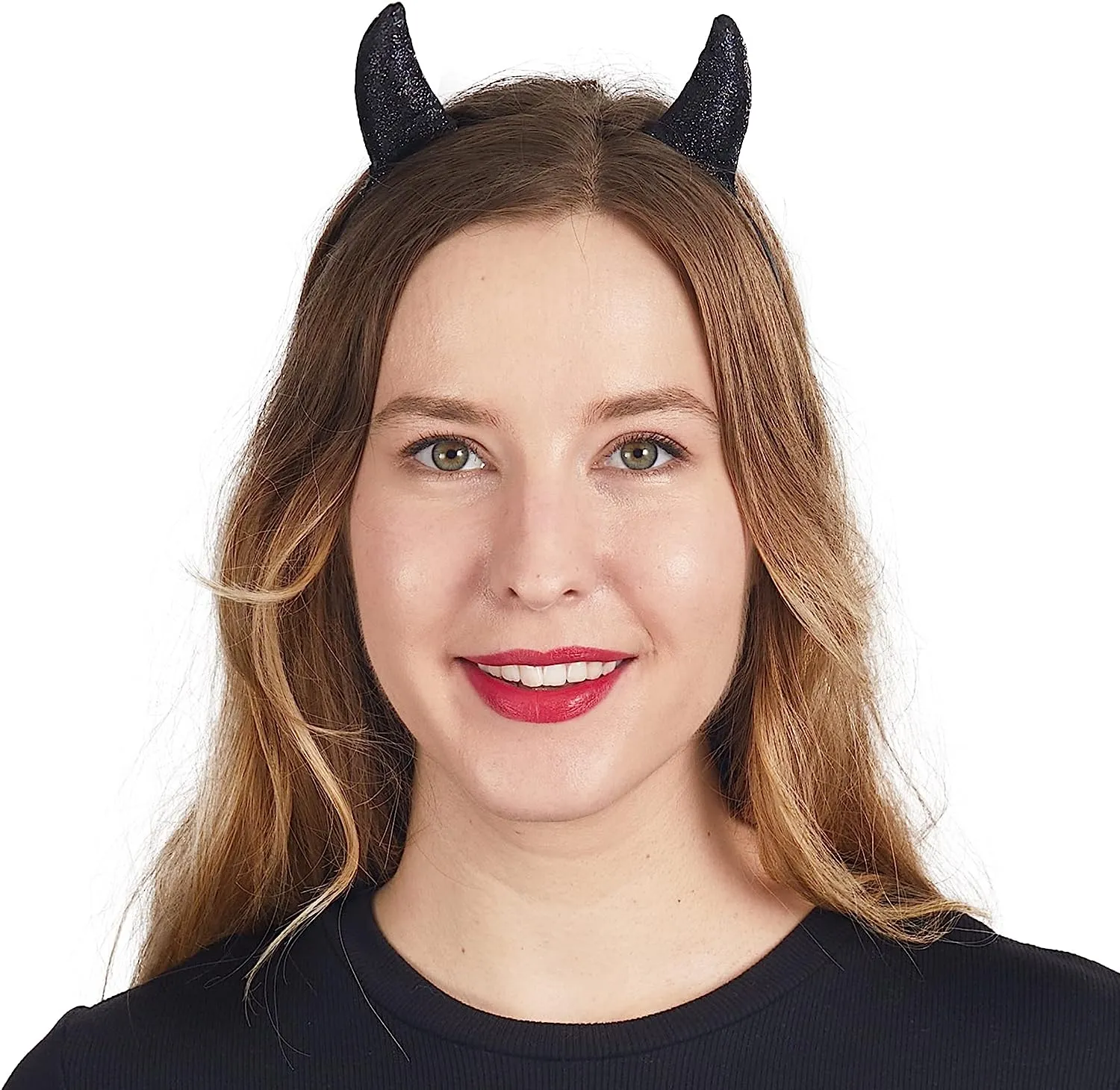 Black Demon Horns Headband