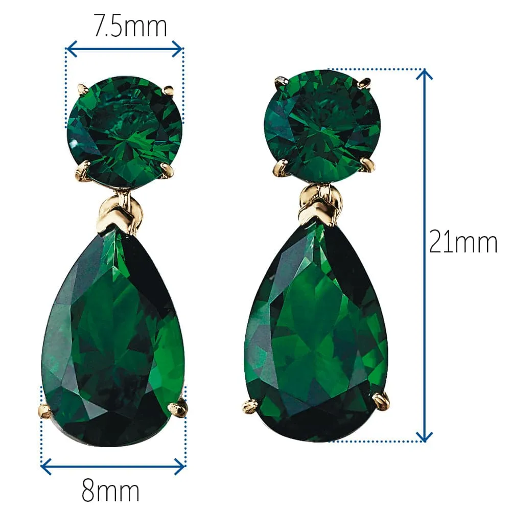 Boldly Beautiful Tru-Emerald Earrings