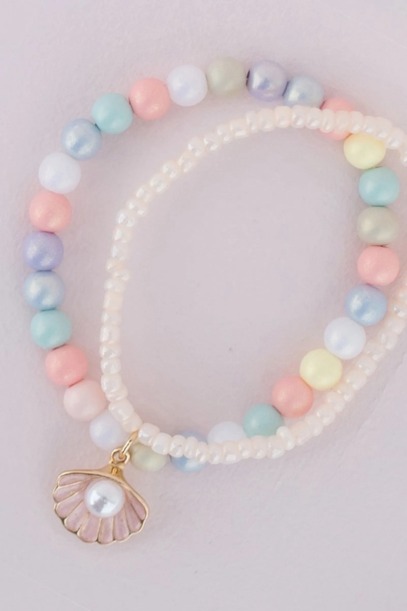 Boutique Pastel Shell Bracelet