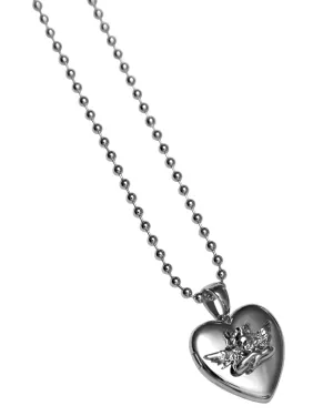 Boys Lie Rhodium Locket