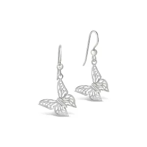 Butterfly Earrings | Silver