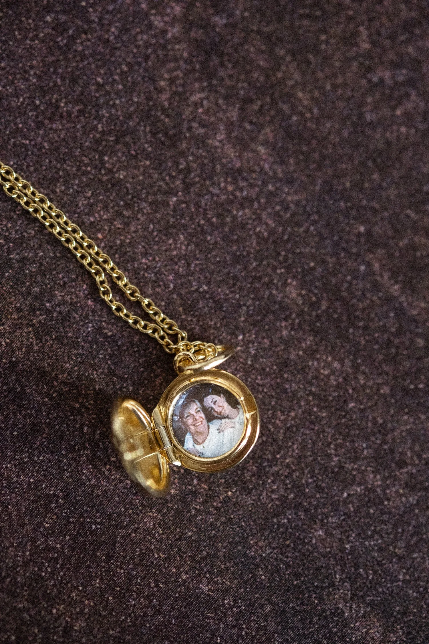 Carla Bow Engravable Locket Necklace