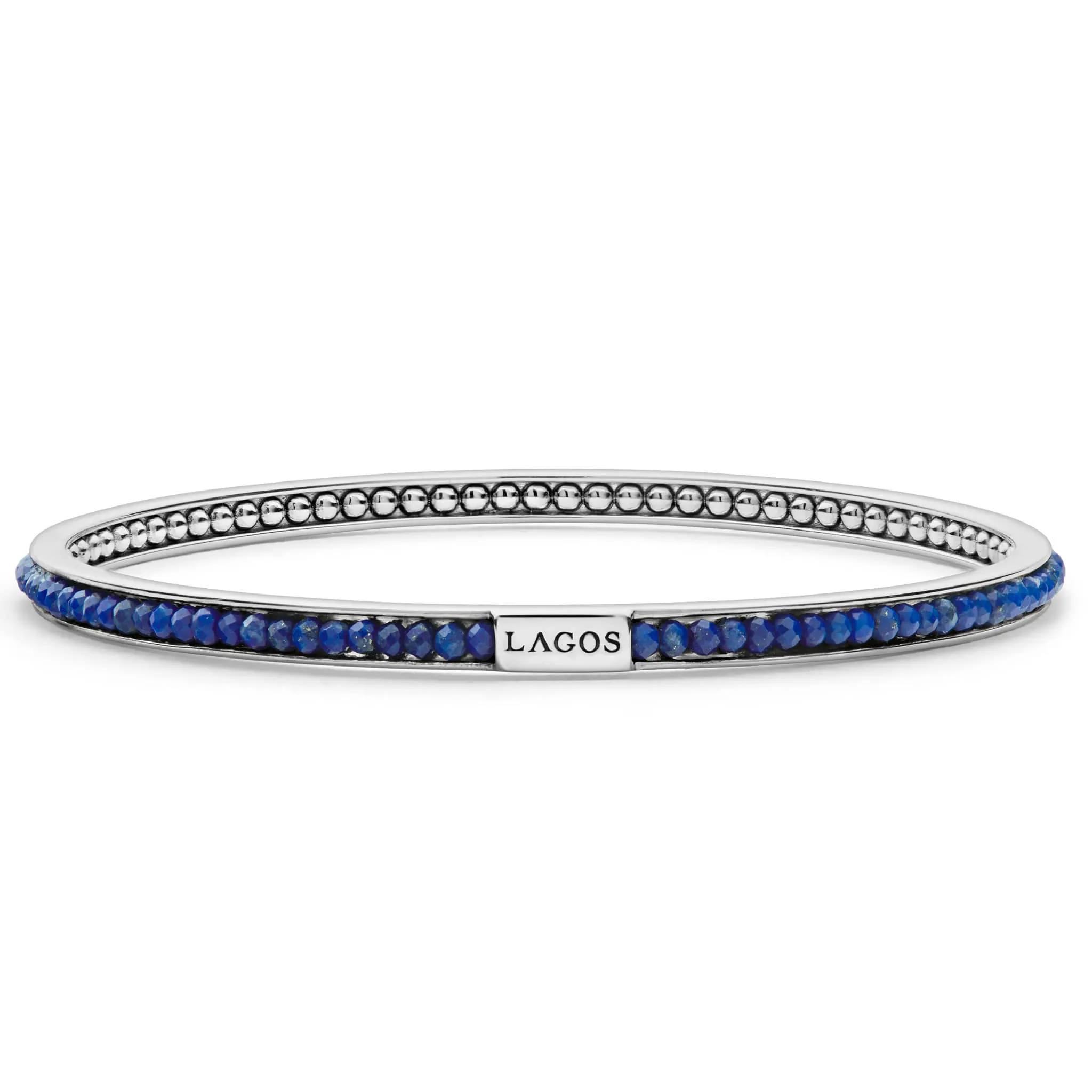 Caviar Icon Lapis Bangle