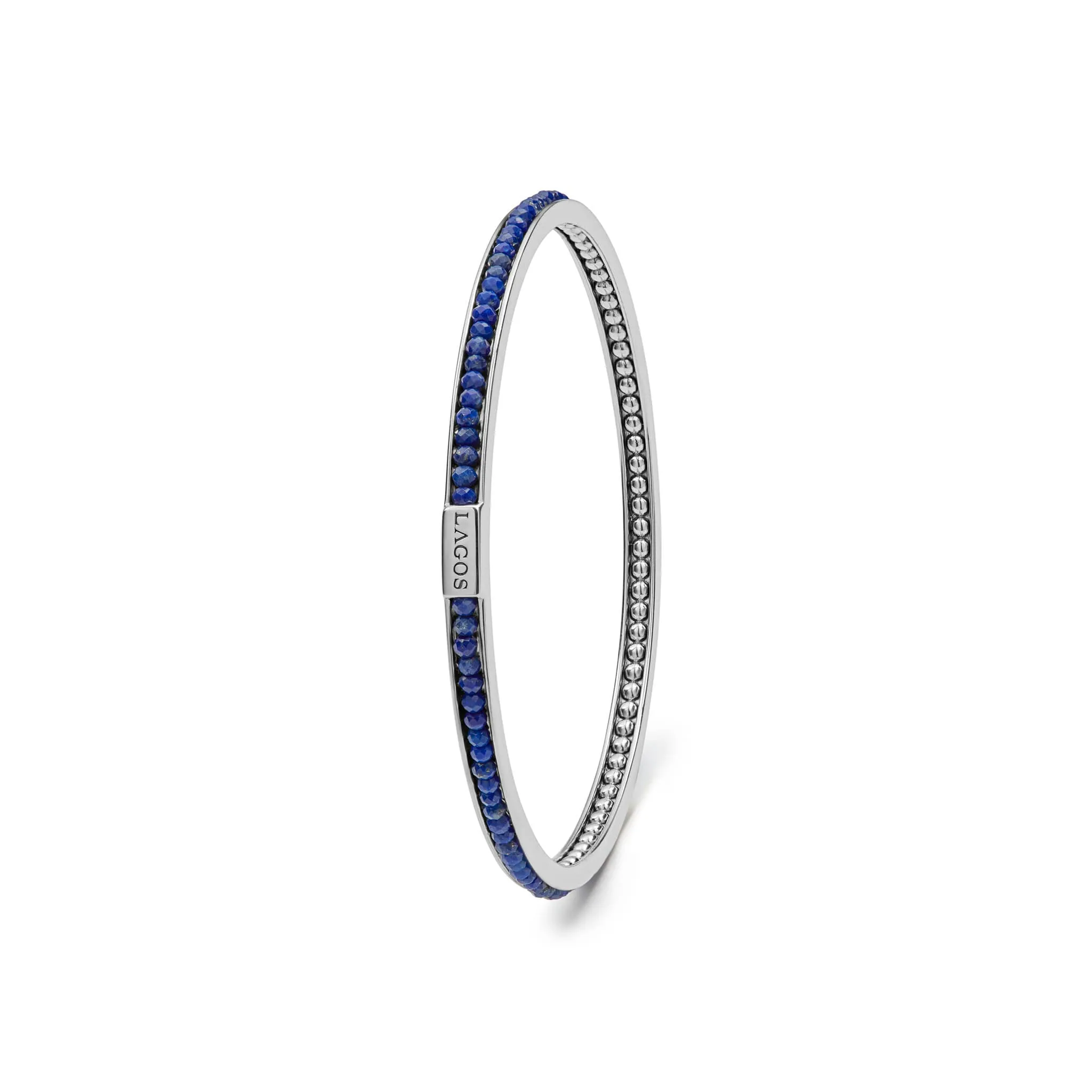 Caviar Icon Lapis Bangle