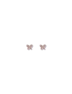 Christa Stone Butterfly Stud Earrings