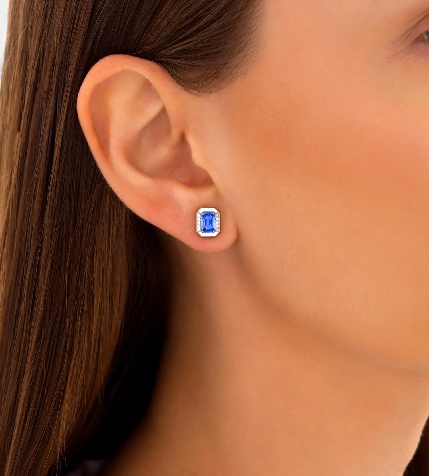 Classix blue studs