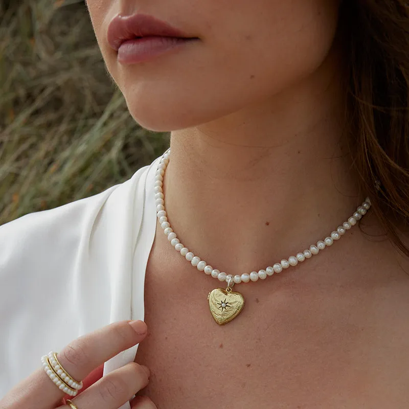 CLOSE TO MY HEART PEARL LOCKET