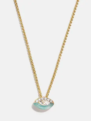 Clove Semi Precious Birthstone Necklace - Aquamarine