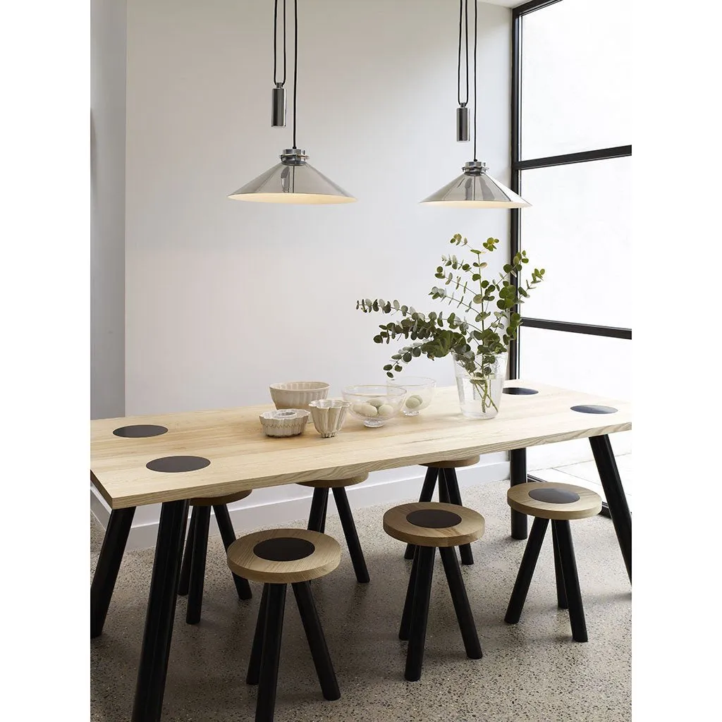 Codie Rise & Fall Pendant - Polished Aluminum