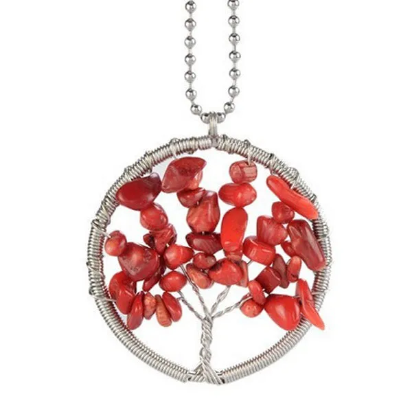 Crystal Tree of Life Necklace