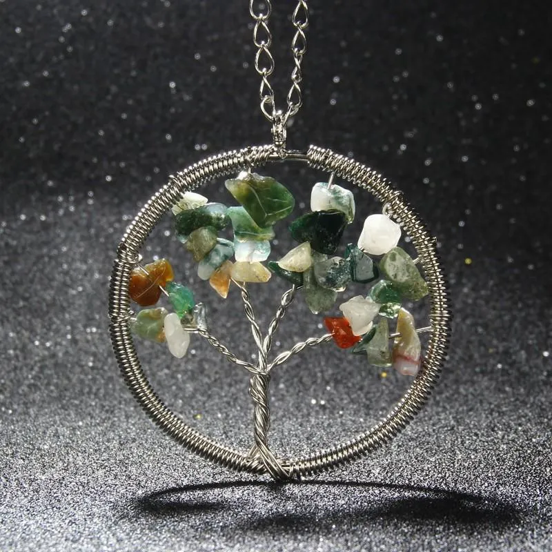 Crystal Tree of Life Necklace