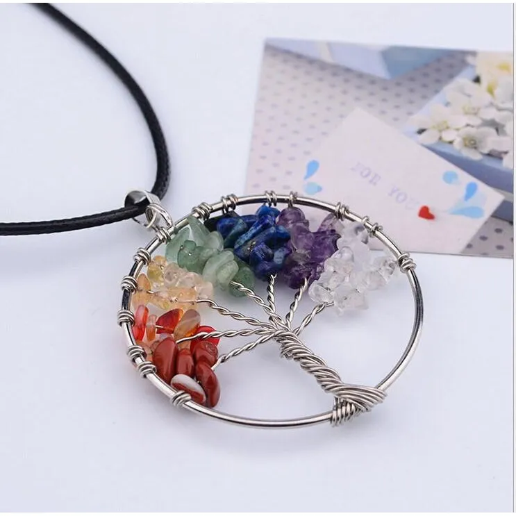 Crystal Tree of Life Necklace