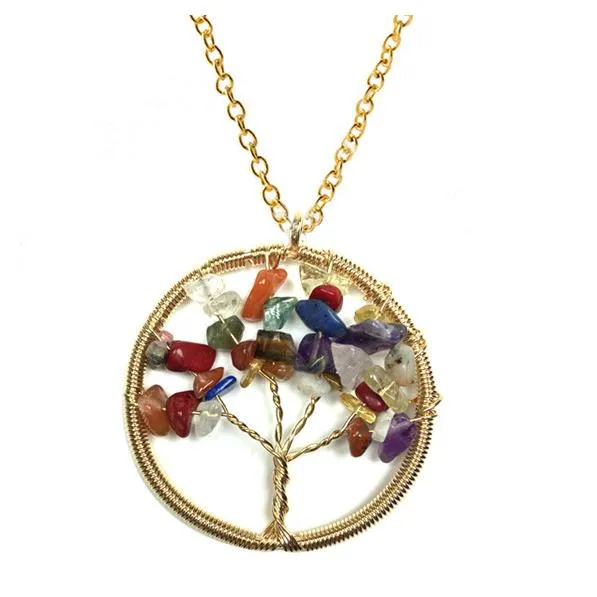 Crystal Tree of Life Necklace