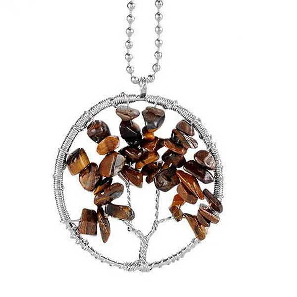 Crystal Tree of Life Necklace