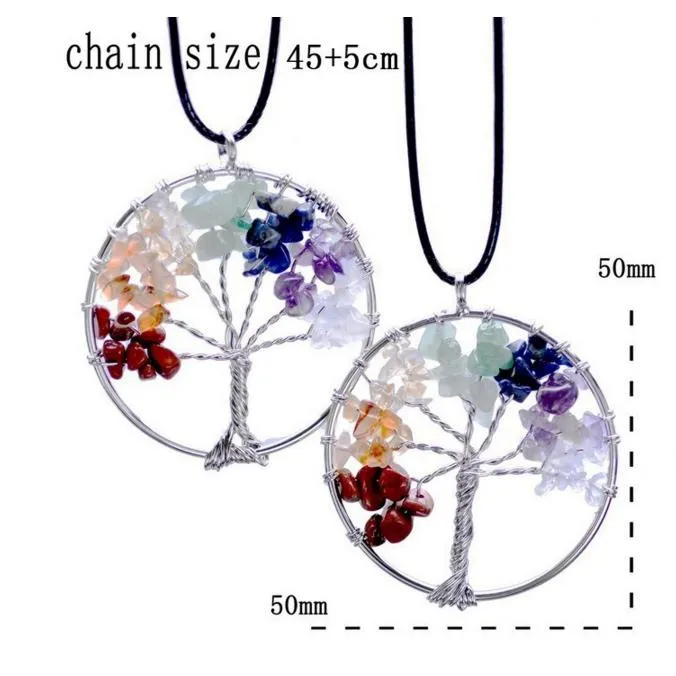 Crystal Tree of Life Necklace