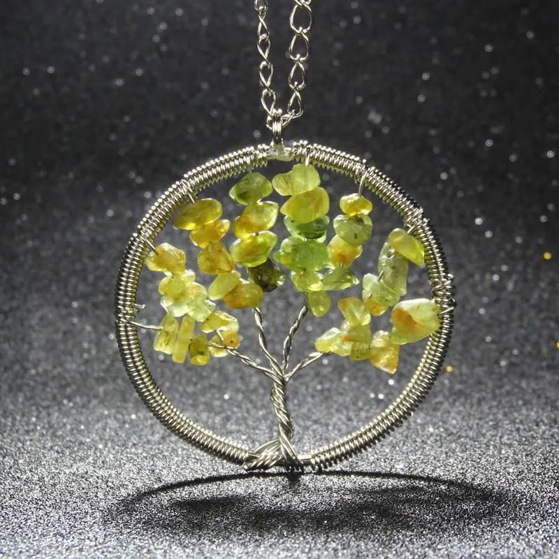 Crystal Tree of Life Necklace