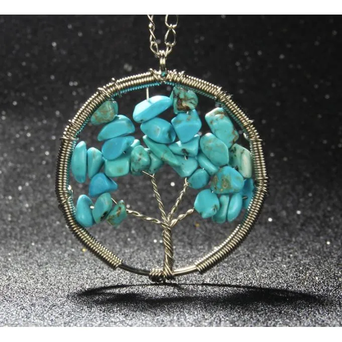 Crystal Tree of Life Necklace