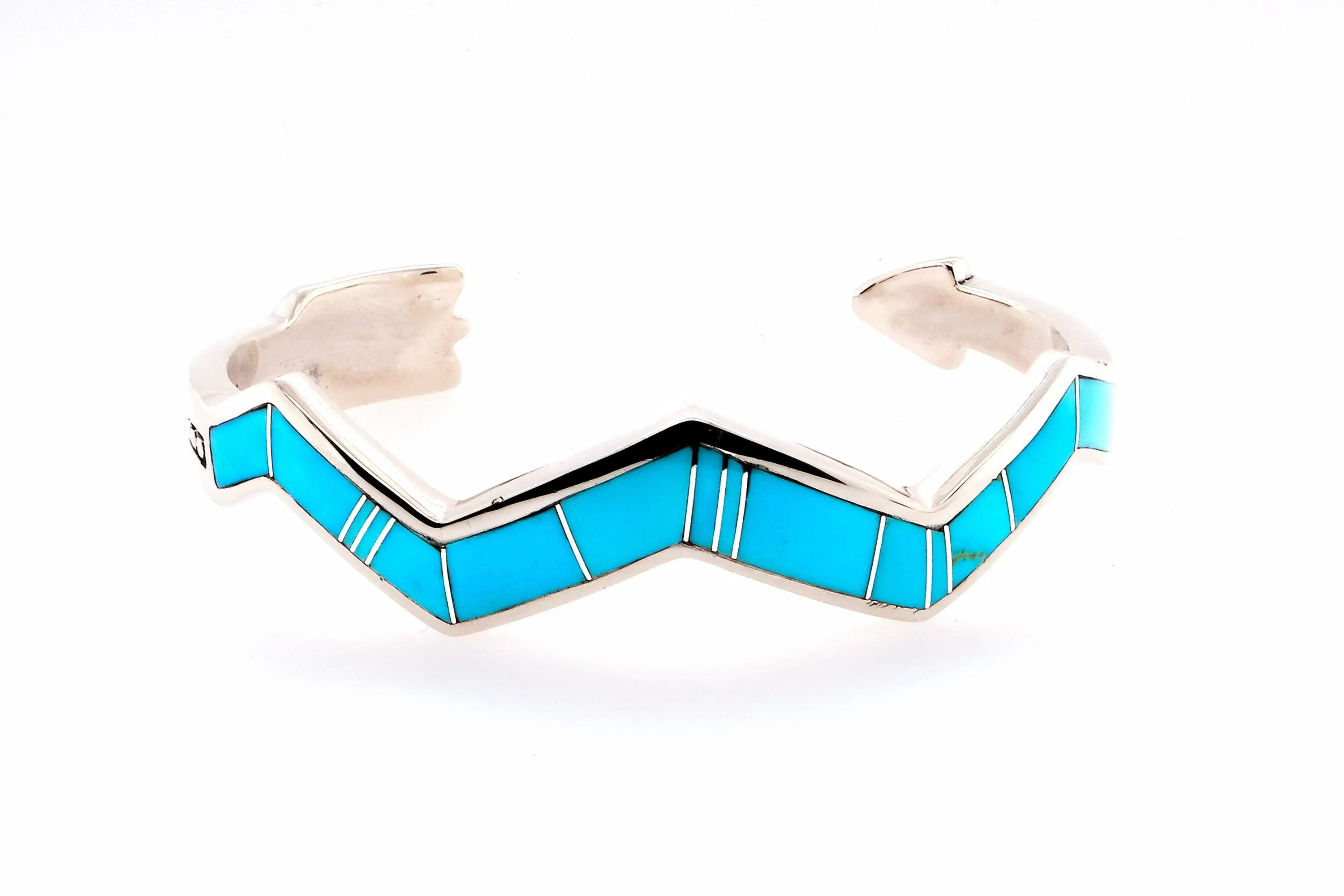 David Rosales Turquoise Broken Arrow Bracelet