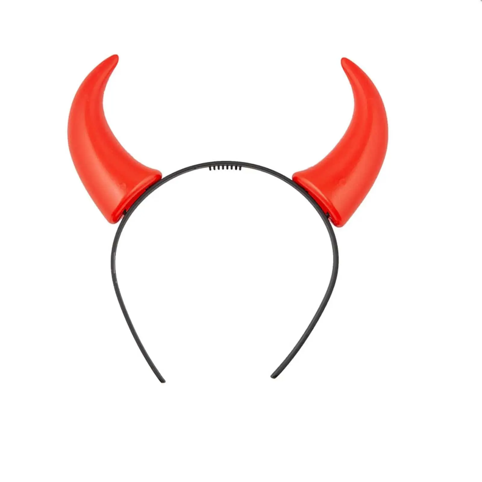 Devil Headband Red Horns Satan Imp Demon Fancy Dress