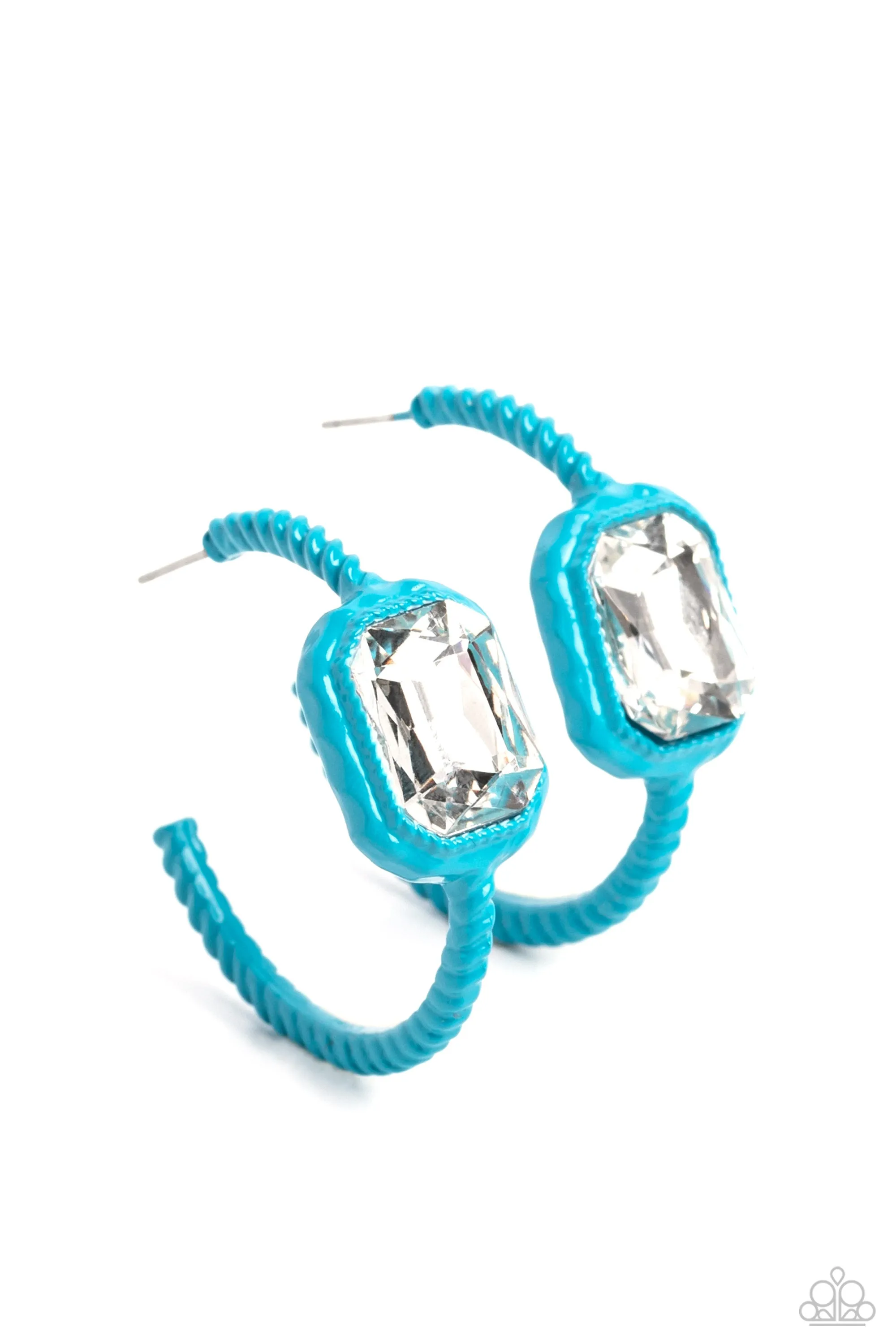 Earrings Call Me TRENDY - Blue E444