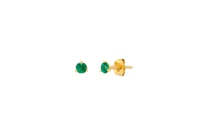 Emerald Stud Earrings