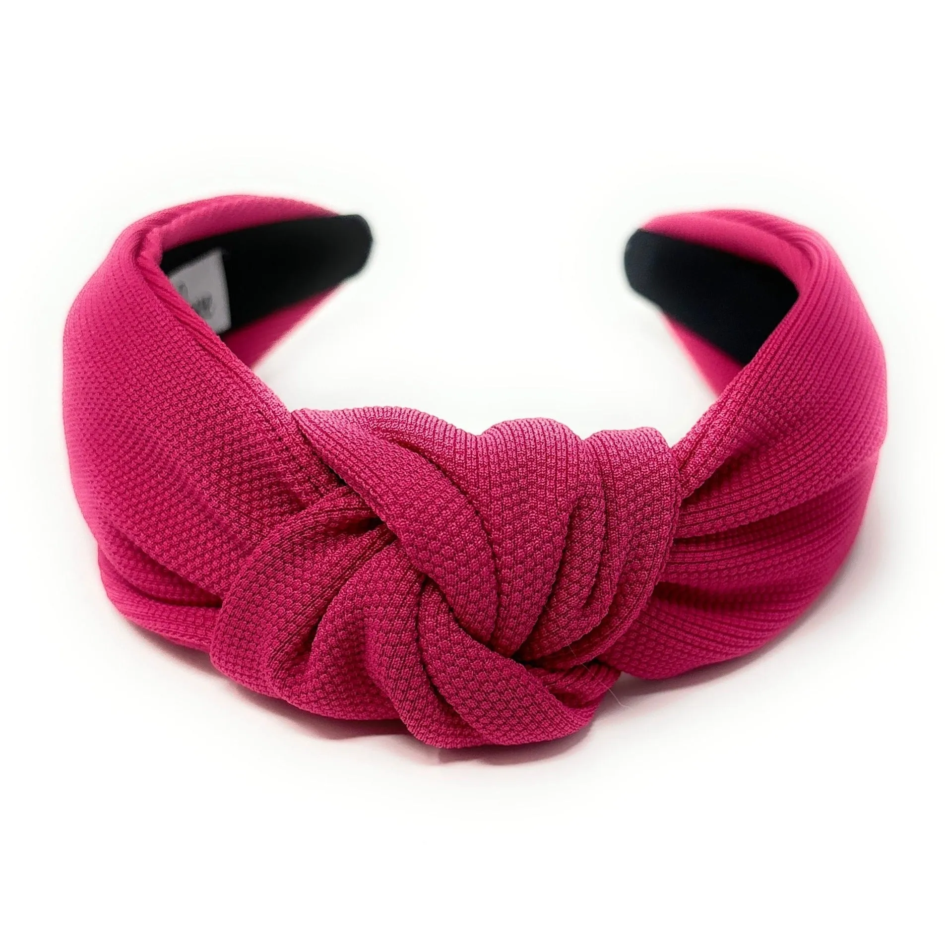 Fuchsia Solid Color Knotted Headband