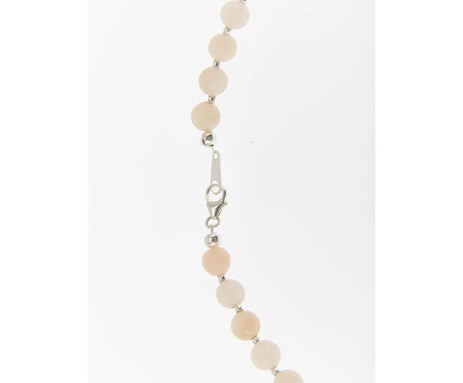 Gemshine YOGA Mala Necklace in Gradient Earth Tones with Gemstone Drop - moonGemstone