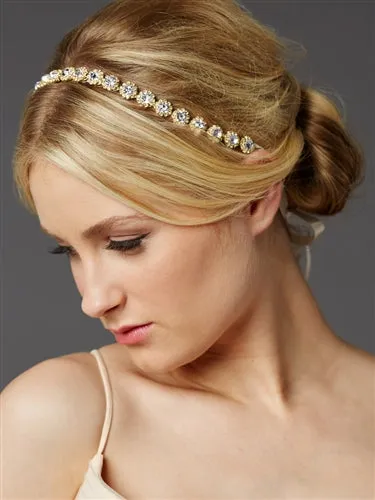 Gorgeous Sparkling and Beautiful Slender Crystal Bridal Headband