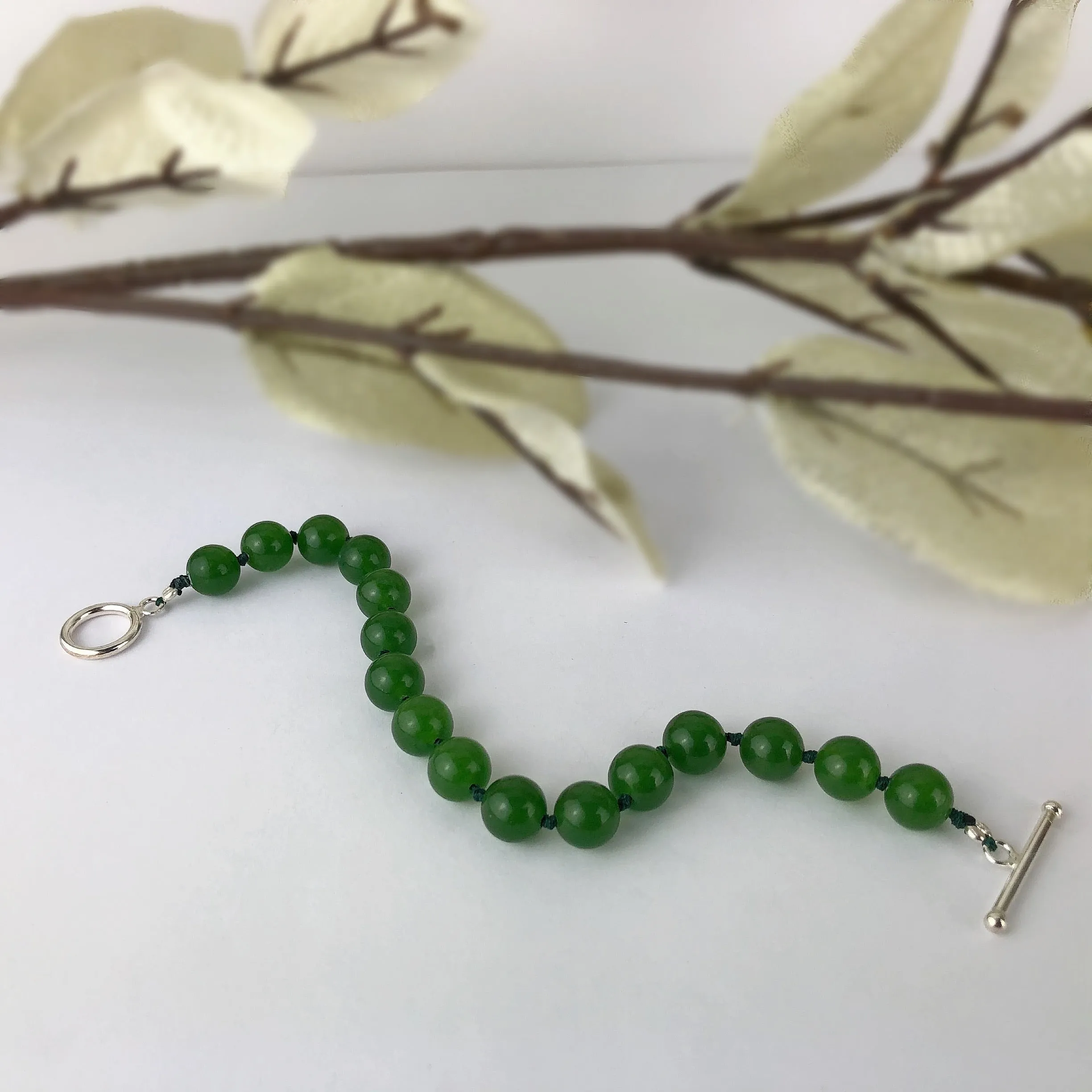 Green Aventurine Bead Bracelet -VBRC211