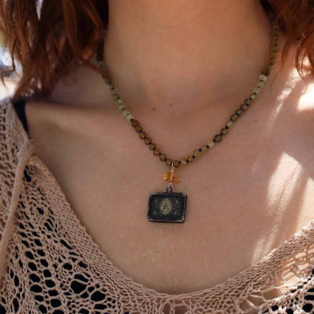 Green Grossular Garnet Necklace