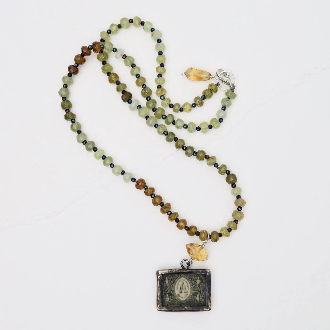 Green Grossular Garnet Necklace