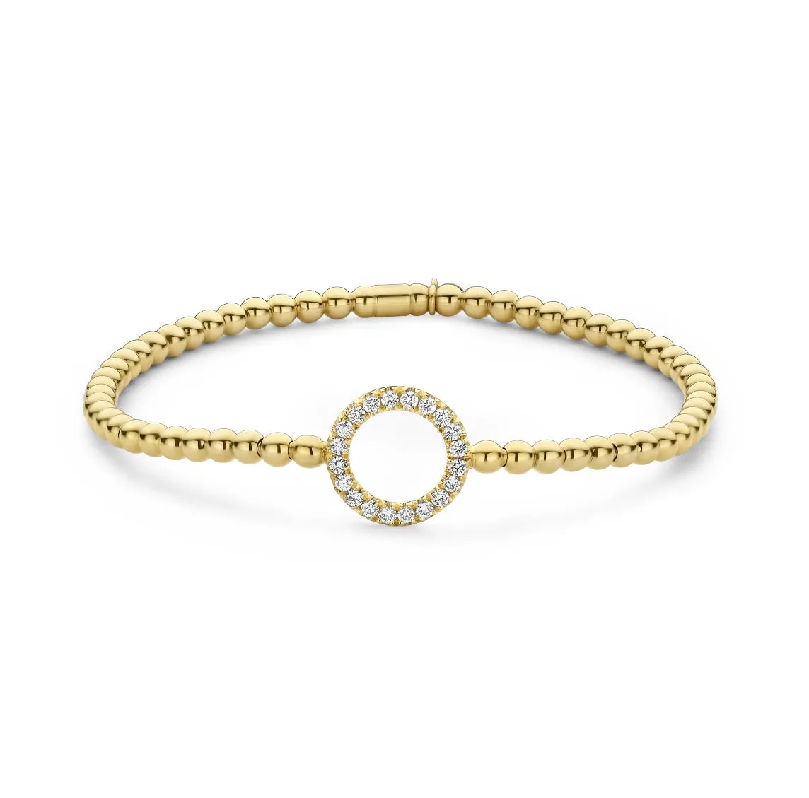 Hulchi Belluni 'Tresore' Open Diamond Circle Stretch Bracelet (21367)