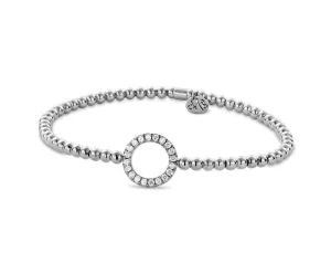 Hulchi Belluni 'Tresore' Open Diamond Circle Stretch Bracelet (21367)