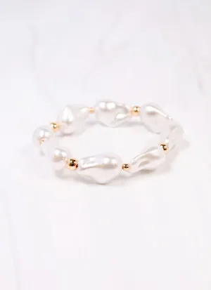 Jerald Pearl Bracelet CREAM