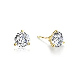 Lafonn Simulated Diamond 2.0ct Martini Stud Earrings E0205CLG